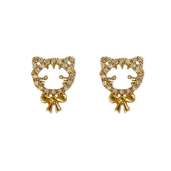 "Maya The Kitten" Earrings - Baby Fitaihi"Maya The Kitten" Earrings