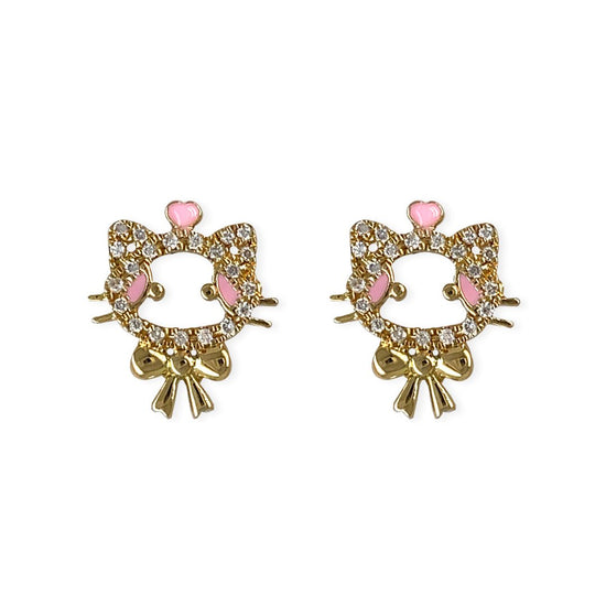 "Maya The Kitten" Earrings - Baby Fitaihi"Maya The Kitten" Earrings