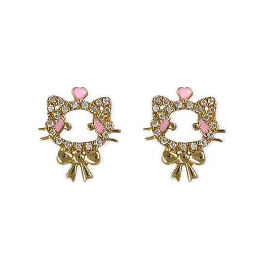 "Maya The Kitten" Earrings - Baby Fitaihi"Maya The Kitten" Earrings