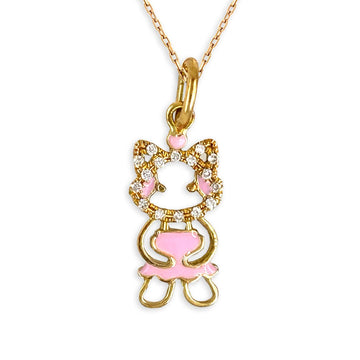 "Maya The Kitten" Necklace - Baby Fitaihi"Maya The Kitten" Necklace