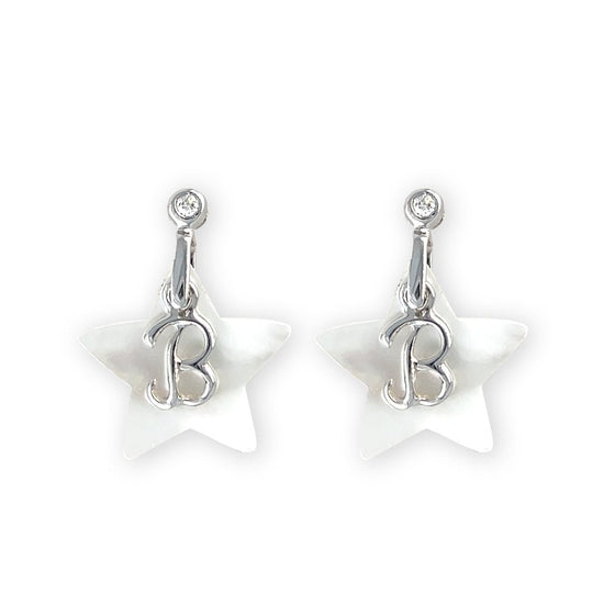My Name Starts With "B" Star Earrings - Baby FitaihiMy Name Starts With "B" Star Earrings