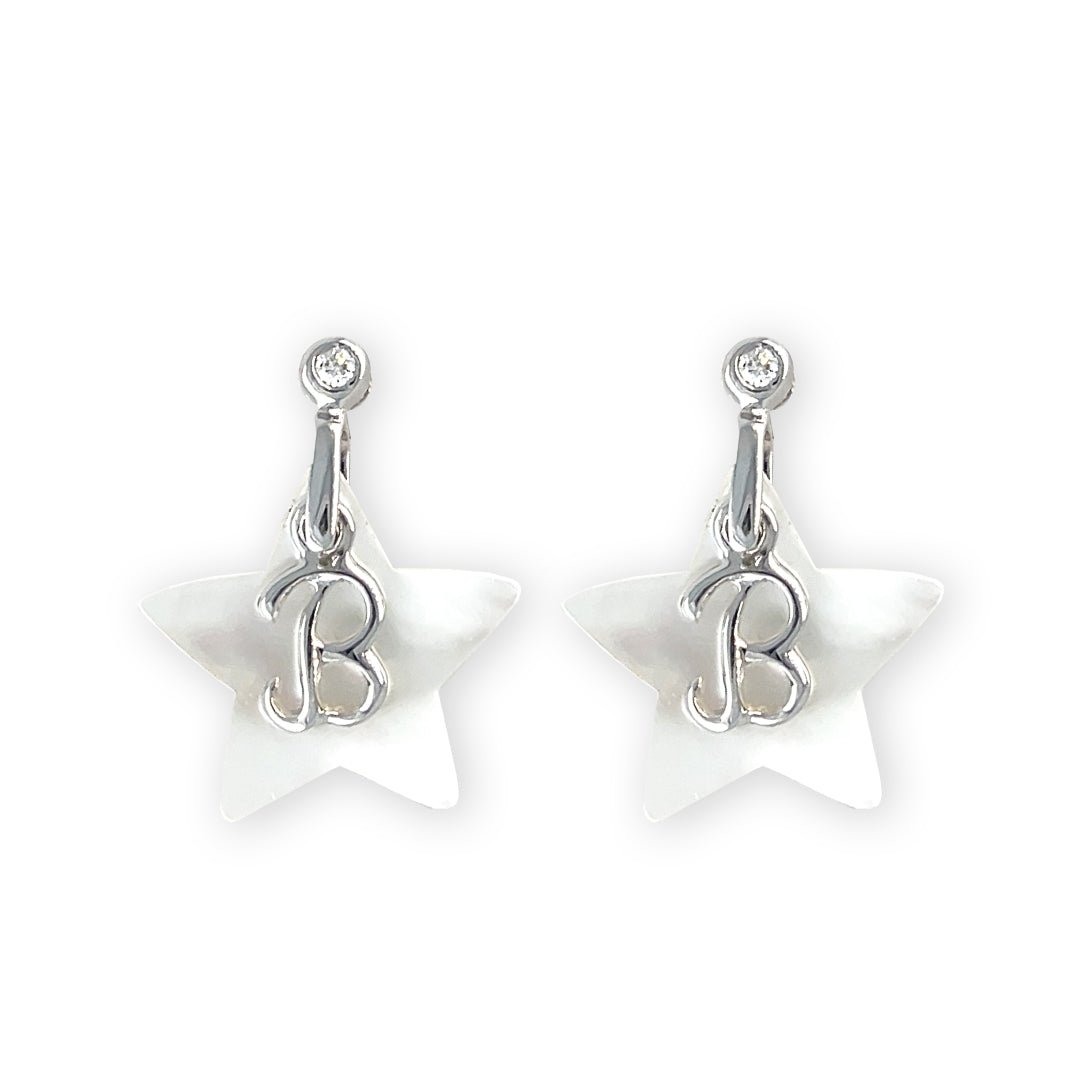 My Name Starts With "B" Star Earrings - Baby FitaihiMy Name Starts With "B" Star Earrings