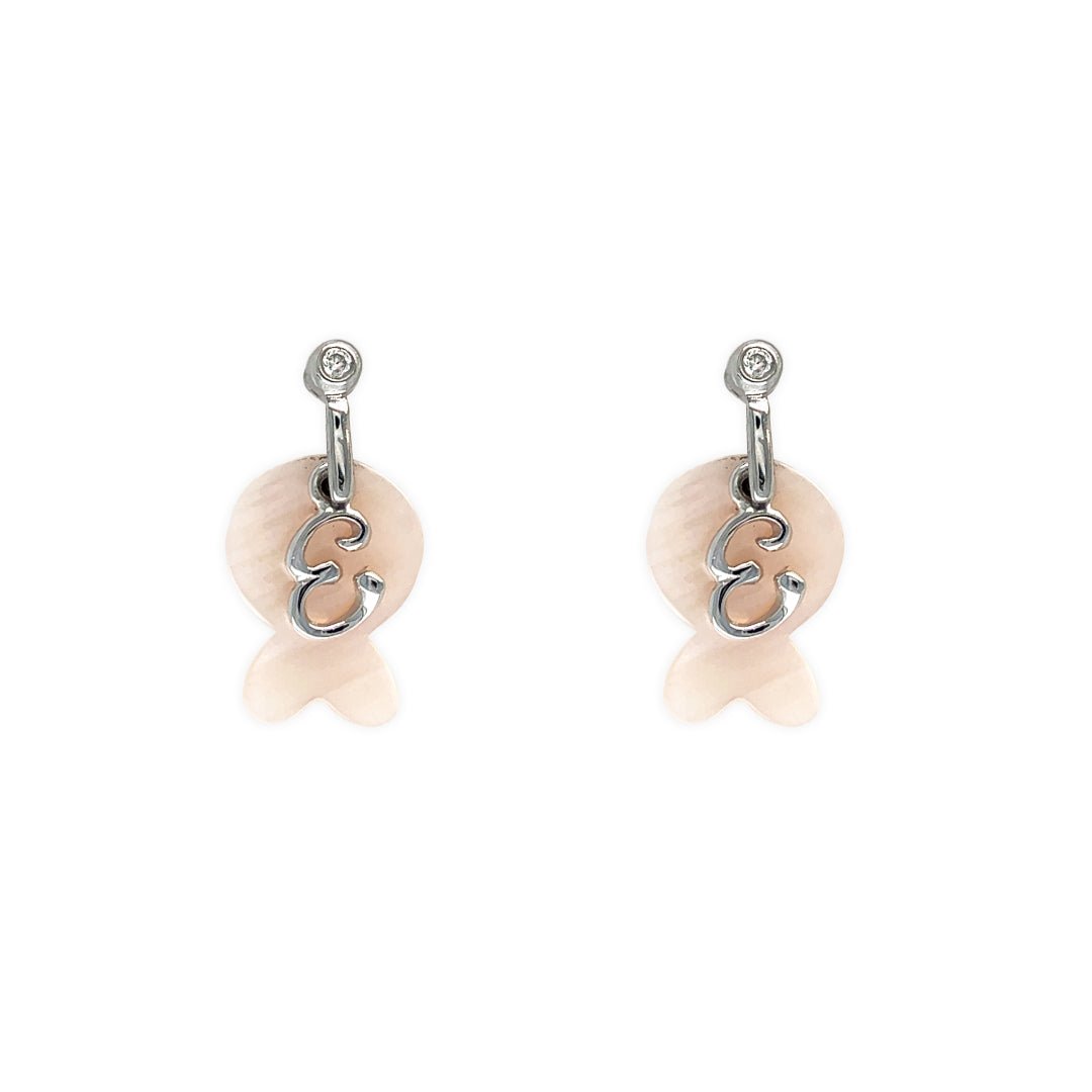 My Name Starts With "E" Fish Earrings - Baby FitaihiMy Name Starts With "E" Fish Earrings