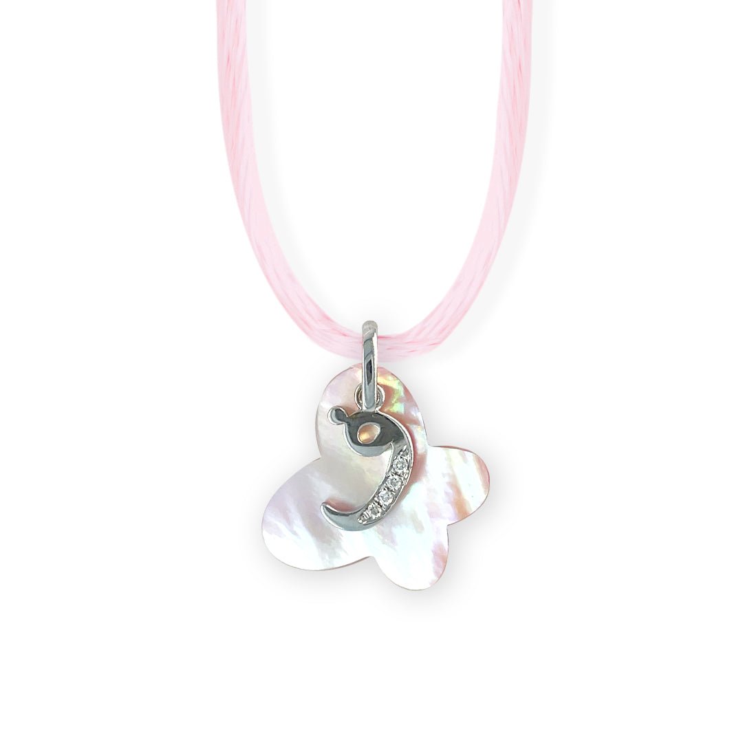My Name Starts With "ف" Butterfly Necklace - Baby FitaihiMy Name Starts With "ف" Butterfly Necklace