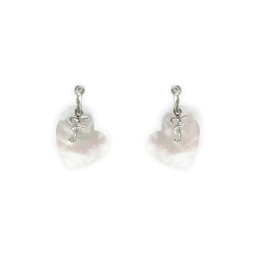 My Name Starts With "F" Heart Earrings - Baby FitaihiMy Name Starts With "F" Heart Earrings