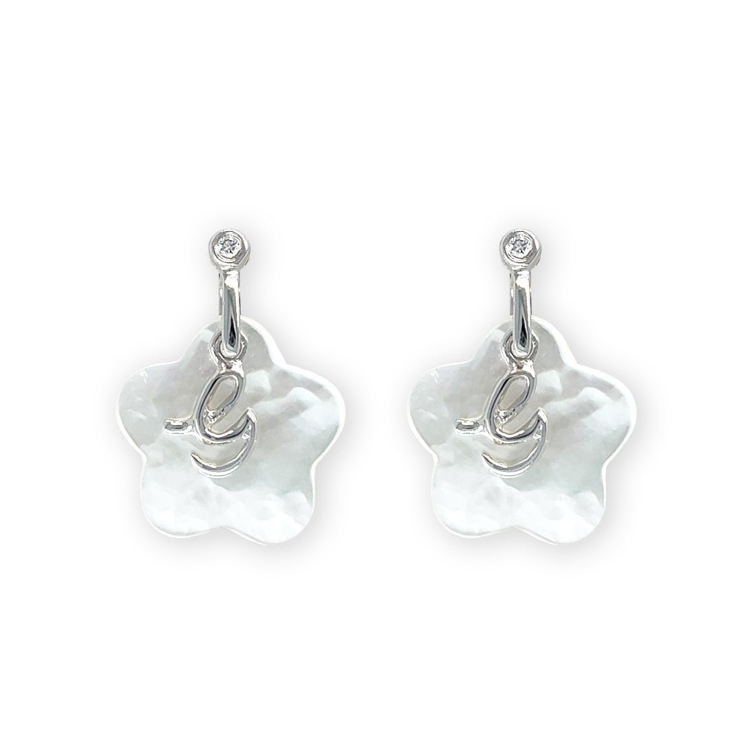 My Name Starts With "G" Flower Earrings - Baby FitaihiMy Name Starts With "G" Flower Earrings