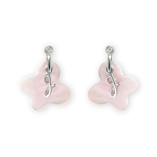 My Name Starts With "J" Butterfly Earrings - Baby FitaihiMy Name Starts With "J" Butterfly Earrings