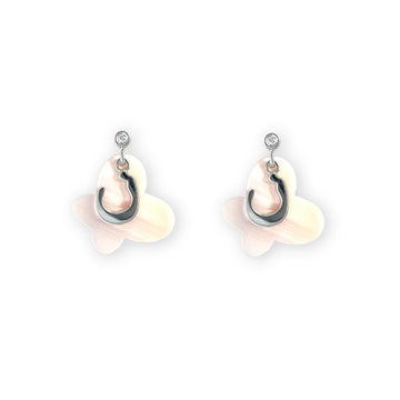 My Name Starts With "ن" Butterfly Earrings - Baby FitaihiMy Name Starts With "ن" Butterfly Earrings