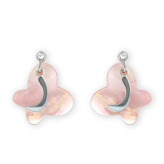 My Name Starts With "ر" Butterfly Earrings - Baby FitaihiMy Name Starts With "ر" Butterfly Earrings