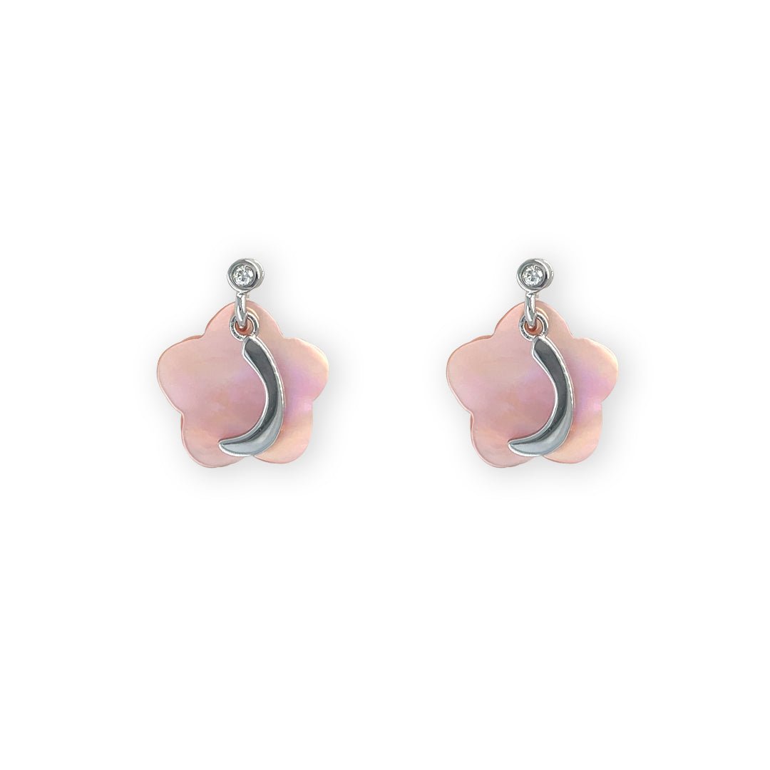 My Name Starts With "ر" Flower Earrings - Baby FitaihiMy Name Starts With "ر" Flower Earrings