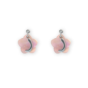 My Name Starts With "ر" Flower Earrings - Baby FitaihiMy Name Starts With "ر" Flower Earrings