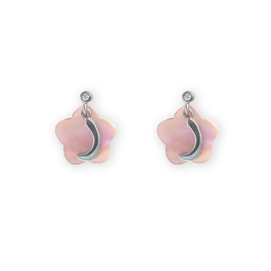 My Name Starts With "ر" Flower Earrings - Baby FitaihiMy Name Starts With "ر" Flower Earrings