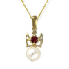 My Princess Gold & Ruby Necklace - Baby FitaihiMy Princess Gold & Ruby Necklace