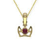 My Princess Gold & Ruby Necklace - Baby FitaihiMy Princess Gold & Ruby Necklace