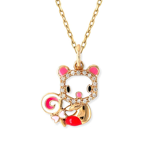 "Oscar The Teddy" Necklace - Baby Fitaihi"Oscar The Teddy" Necklace