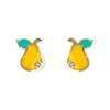 Pear Shape Gold & Diamond Earrings - Baby FitaihiPear Shape Gold & Diamond Earrings