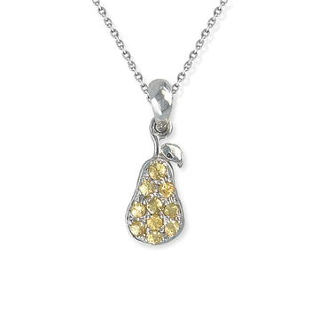 Pear Shape Gold Necklace - Baby FitaihiPear Shape Gold Necklace