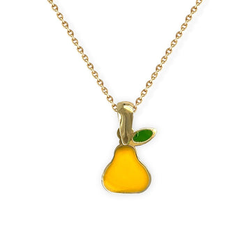 Pear Shape Gold Necklace - Baby FitaihiPear Shape Gold Necklace