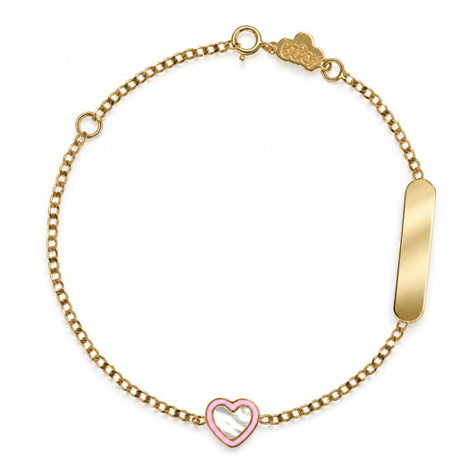 Heart Shape Gold Bracelet