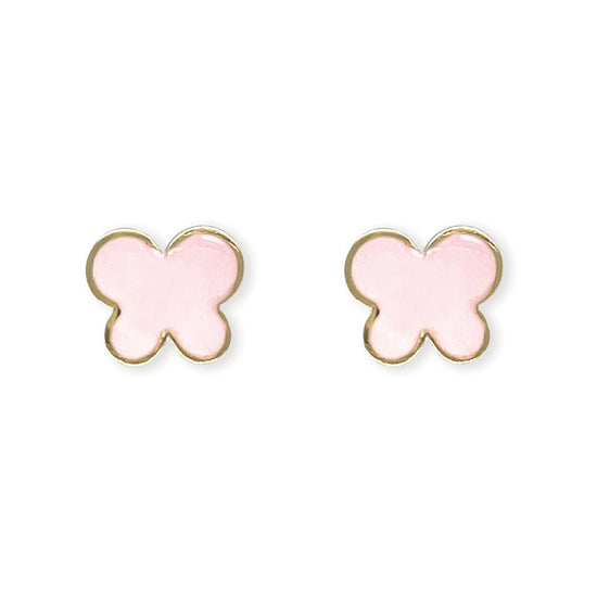 Pink Butterfly Earrings - Baby FitaihiPink Butterfly Earrings