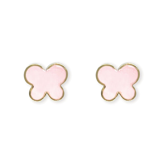 Pink Butterfly Earrings - Baby FitaihiPink Butterfly Earrings