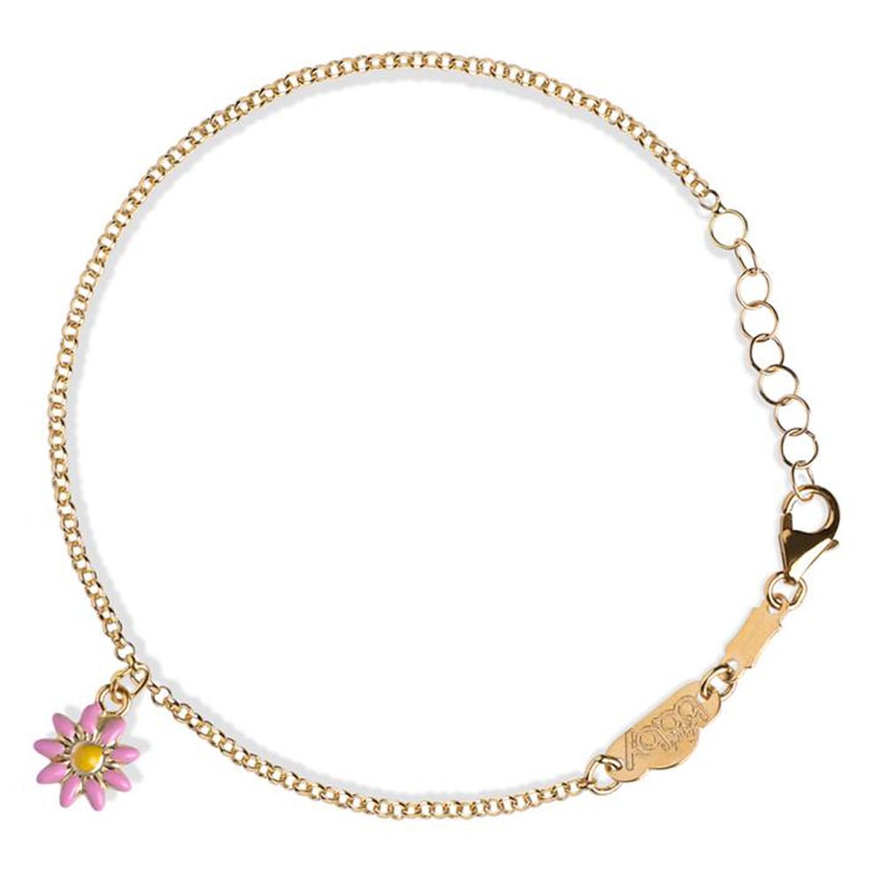 Pink Flower Anklet - Baby FitaihiPink Flower Anklet