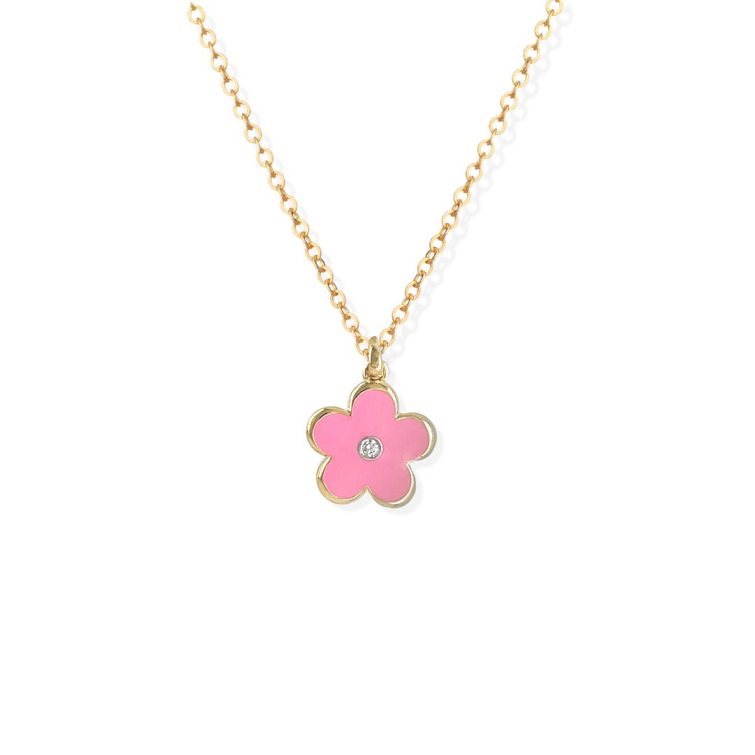 Pink Flower Pendant - Baby FitaihiPink Flower Pendant