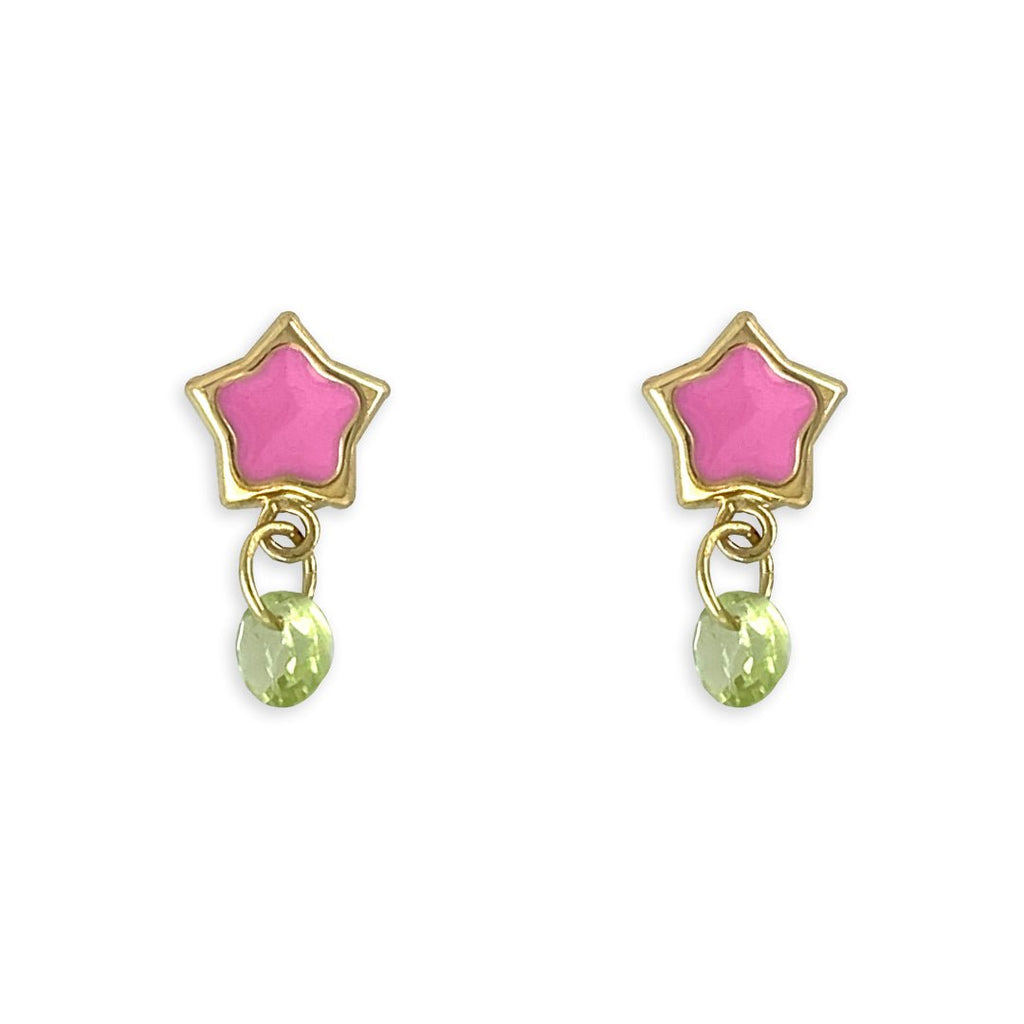 Pink Star Earrings - Baby FitaihiPink Star Earrings