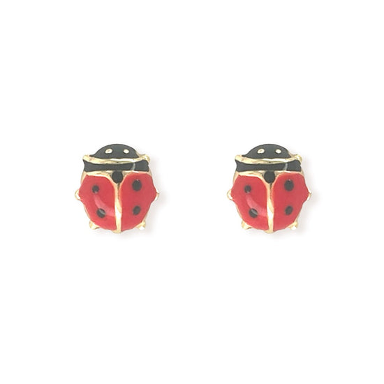 Red Ladybug Earrings - Baby FitaihiRed Ladybug Earrings