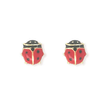 Red Ladybug Earrings - Baby FitaihiRed Ladybug Earrings