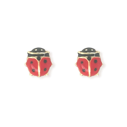 Red Ladybug Earrings - Baby FitaihiRed Ladybug Earrings