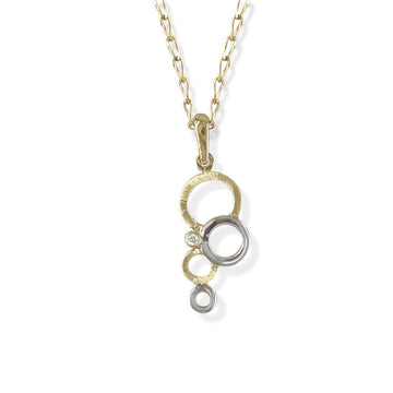 Ring-o-round Gold Necklace