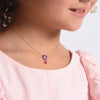 Ruby And Diamond Necklace - Baby FitaihiRuby And Diamond Necklace