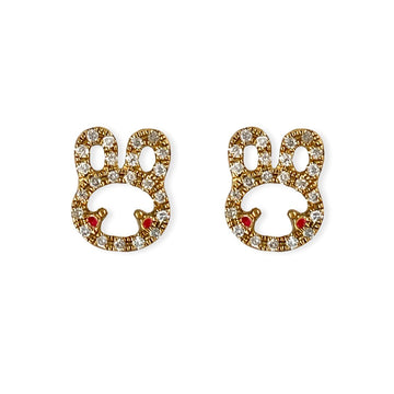 "Sherry The Bunny" Earrings - Baby Fitaihi"Sherry The Bunny" Earrings
