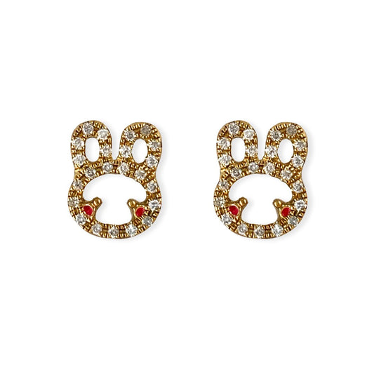 "Sherry The Bunny" Earrings - Baby Fitaihi"Sherry The Bunny" Earrings