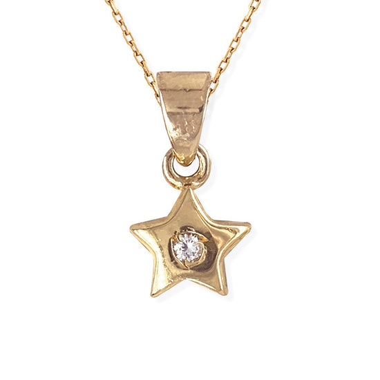 Star Shape Gold and Diamond Set - Baby FitaihiStar Shape Gold and Diamond Set