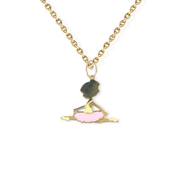 The Ballerina Gold Necklace - Baby FitaihiThe Ballerina Gold Necklace