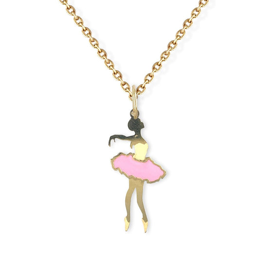 The Ballerina Gold Necklace - Baby FitaihiThe Ballerina Gold Necklace