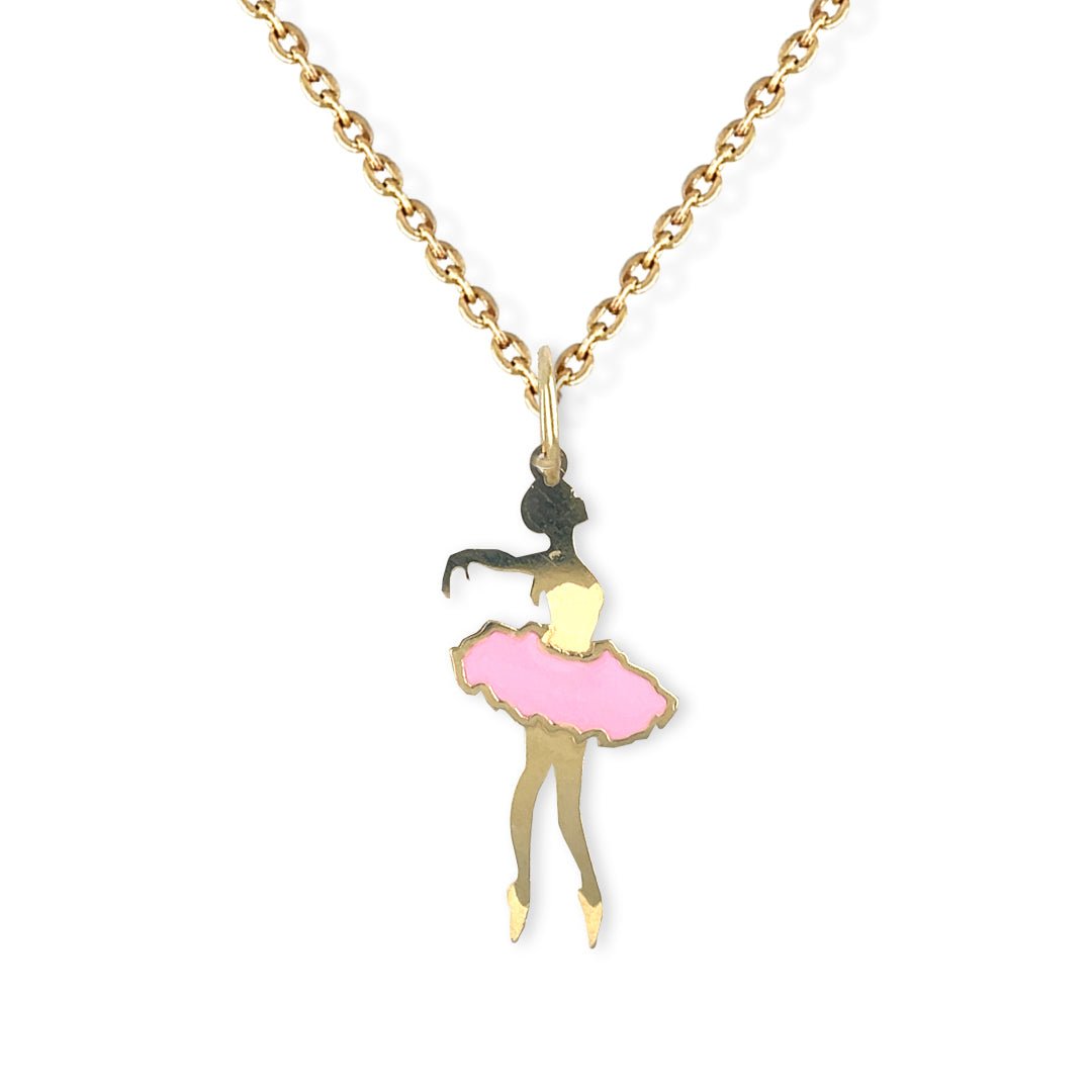 The Ballerina Gold Necklace - Baby FitaihiThe Ballerina Gold Necklace