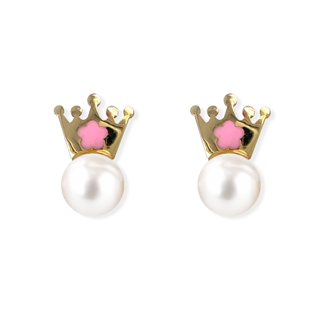 The Crown Pearl Earrings - Baby FitaihiThe Crown Pearl Earrings