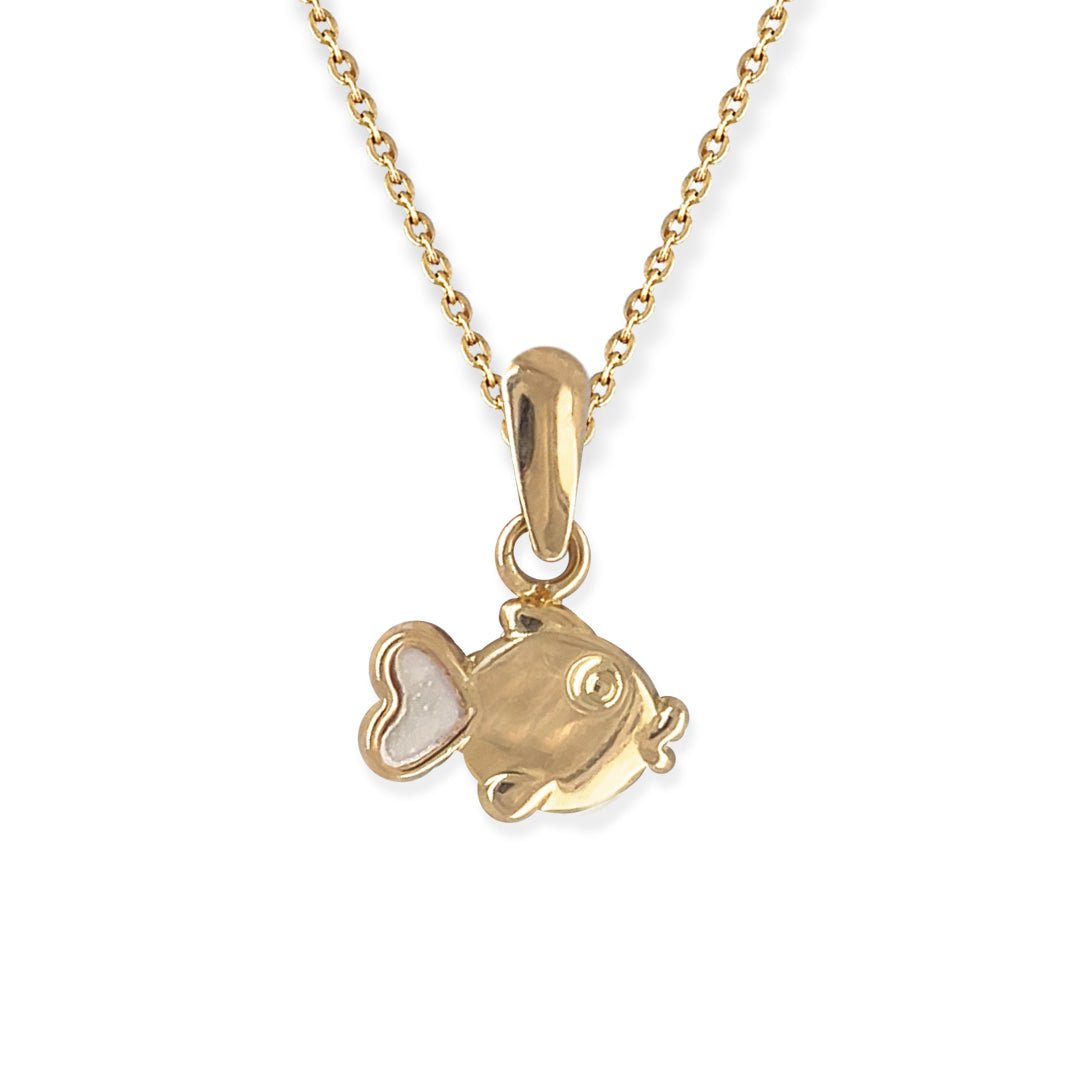 The Fish Gold Necklace - Baby FitaihiThe Fish Gold Necklace