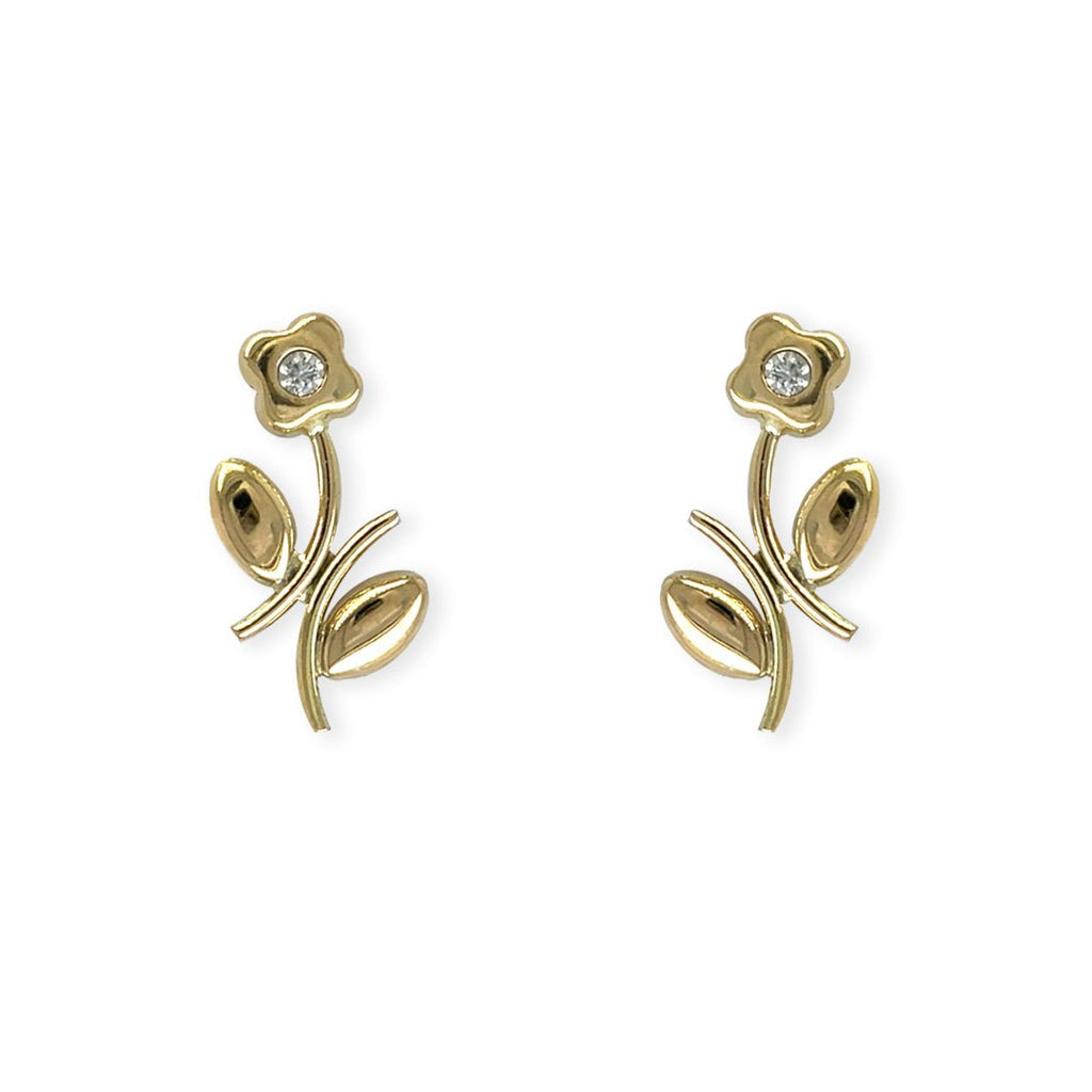The Flower Diamond Earring - Baby FitaihiThe Flower Diamond Earring