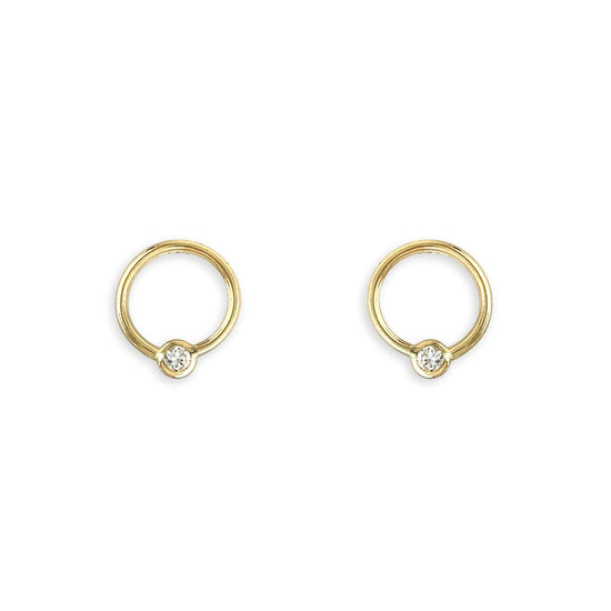 The Loop Diamond Earring - Baby FitaihiThe Loop Diamond Earring