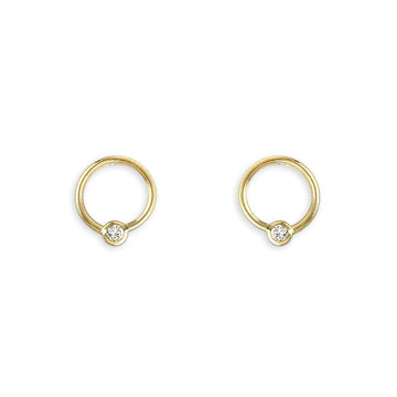 The Loop Diamond Earring - Baby FitaihiThe Loop Diamond Earring