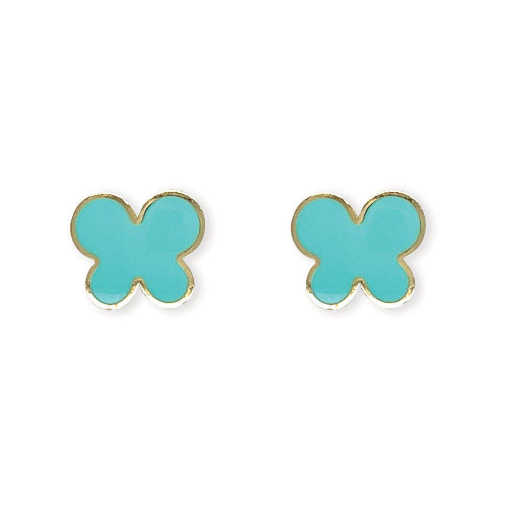 Turquoise Butterfly Earrings - Baby FitaihiTurquoise Butterfly Earrings