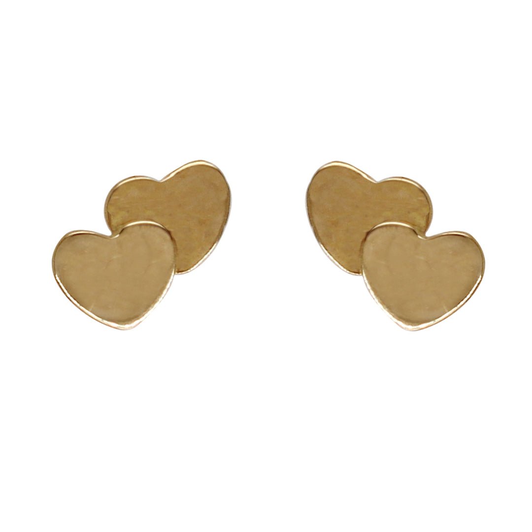 Twin Hearts Stud - Baby FitaihiTwin Hearts Stud