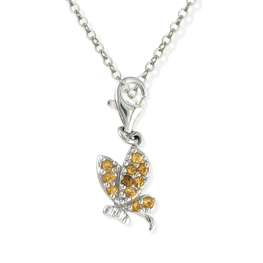 Yellow Butterfly Necklace - Baby FitaihiYellow Butterfly Necklace