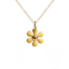 Yellow Enamel Flower Necklace - Baby FitaihiYellow Enamel Flower Necklace