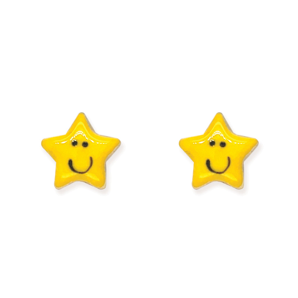 Yellow Star Earrings - Baby Fitaihi