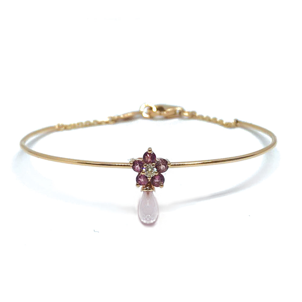 Roses Pink Sapphire Bracelet - Baby Fitaihi